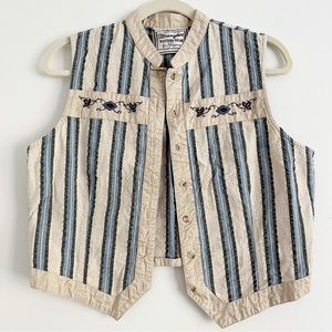 Vintage Wrangler Western Wear Vest